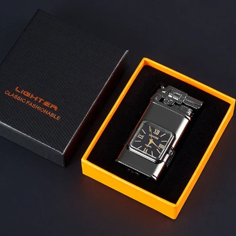 Vindtett lighter Vintage Watch Bezel Jet Flame Fackel