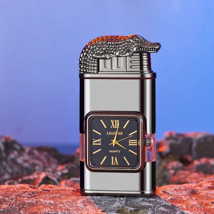 Vindtett lighter Vintage Watch Bezel Jet Flame Fackel