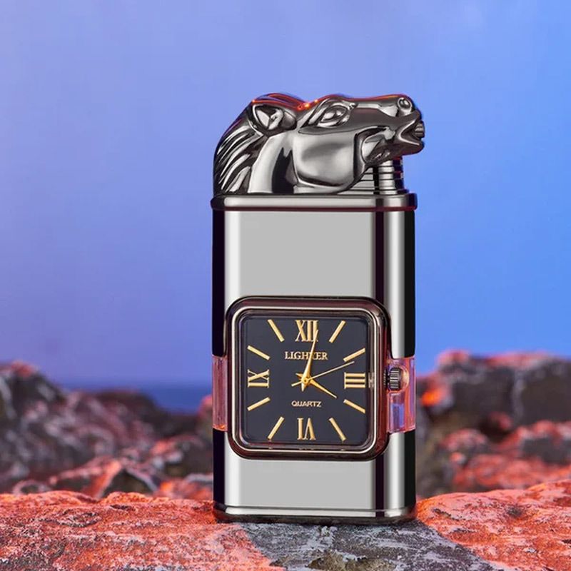 Vindtett lighter Vintage Watch Bezel Jet Flame Fackel