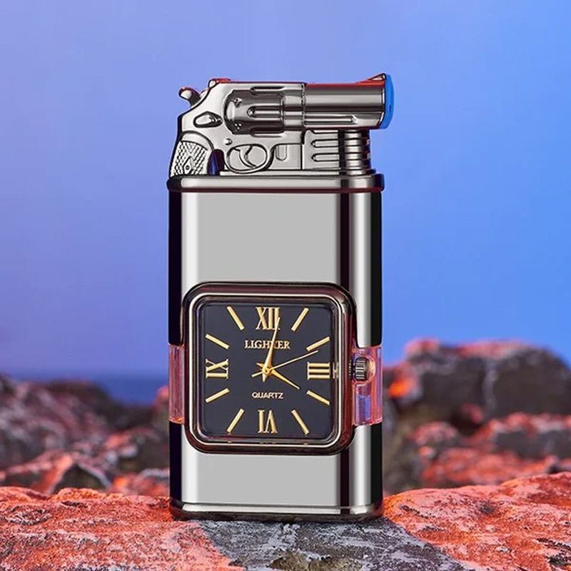 Vindtett lighter Vintage Watch Bezel Jet Flame Fackel