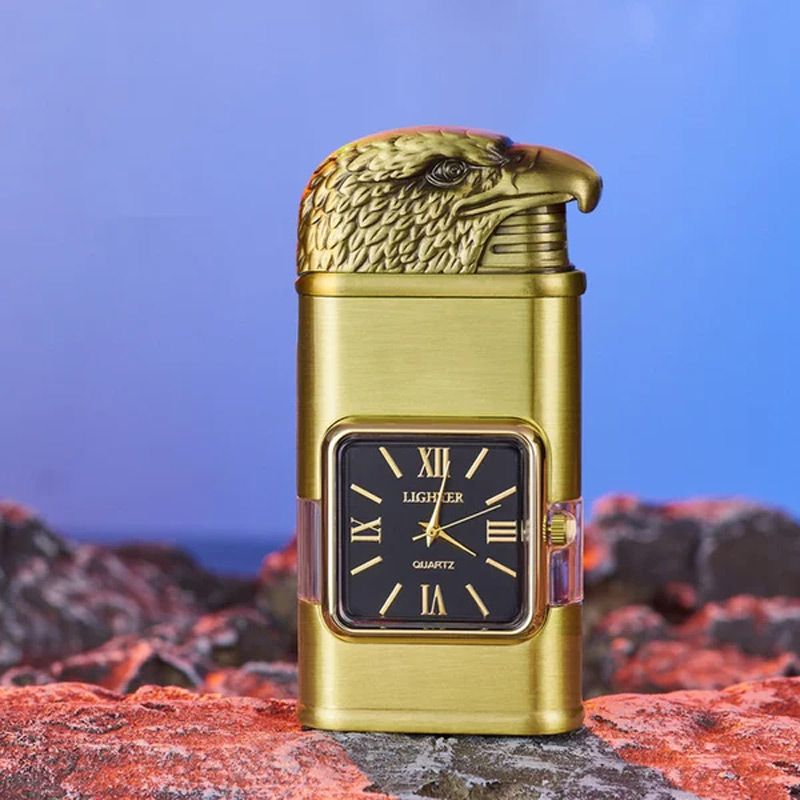 Vindtett lighter Vintage Watch Bezel Jet Flame Fackel