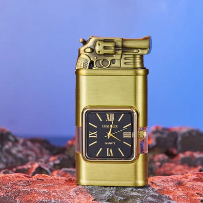 Vindtett lighter Vintage Watch Bezel Jet Flame Fackel