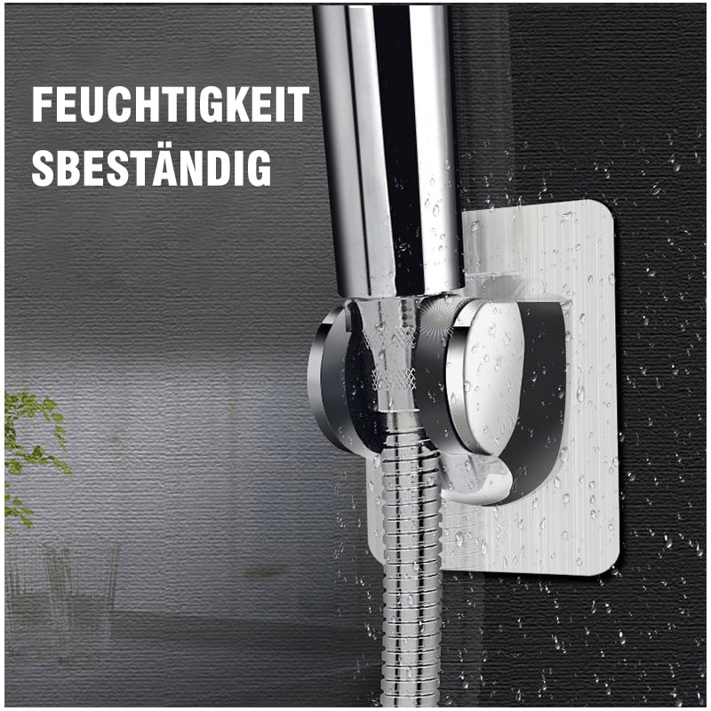 Selvklebende holder for dusjhode