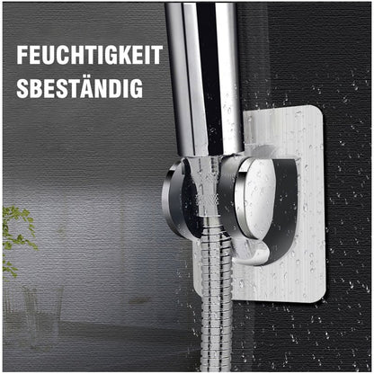 Selvklebende holder for dusjhode