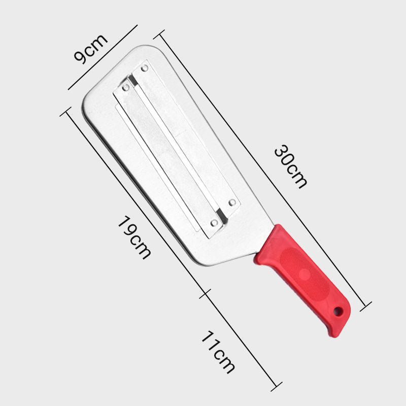 🔥Rustfritt stål dobbeltlag skiver kniv（50%avslag）